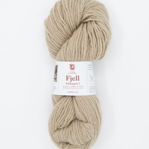 Fjell sokkegarn 3, beige