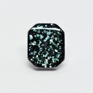 Metallknapp, 13mm turkis
