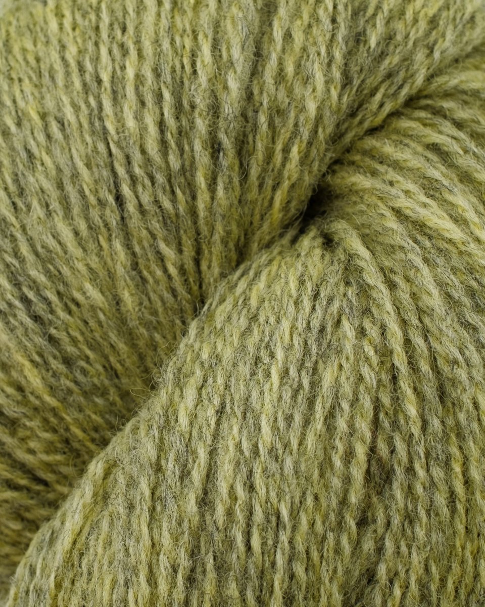 Ask ullgarn, melert lys lime - Image 3