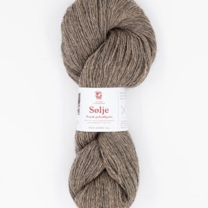 Sølje pelsullgarn, beige