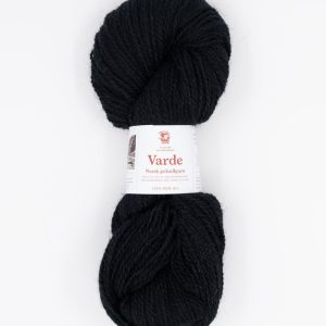 Varde pelsullgarn, svart