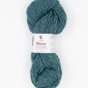 Blåne pelsullgarn, lys turkis