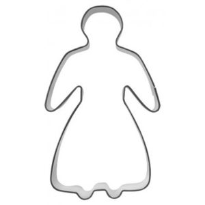 Form til filting – PEPPERKAKEKONE, 9.5 cm