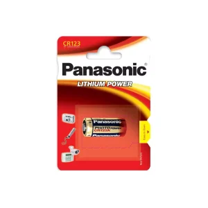 PANASONIC CR 123 A LITHIUM 3V BATTERI
