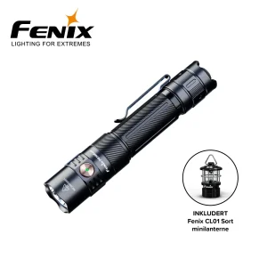 FENIX PD35R ACE LYKT 2000LM + CL01 MINILANTERNE SORT