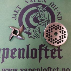 6mm Holskive og Kniv til TK-12SS Kjøttkvern