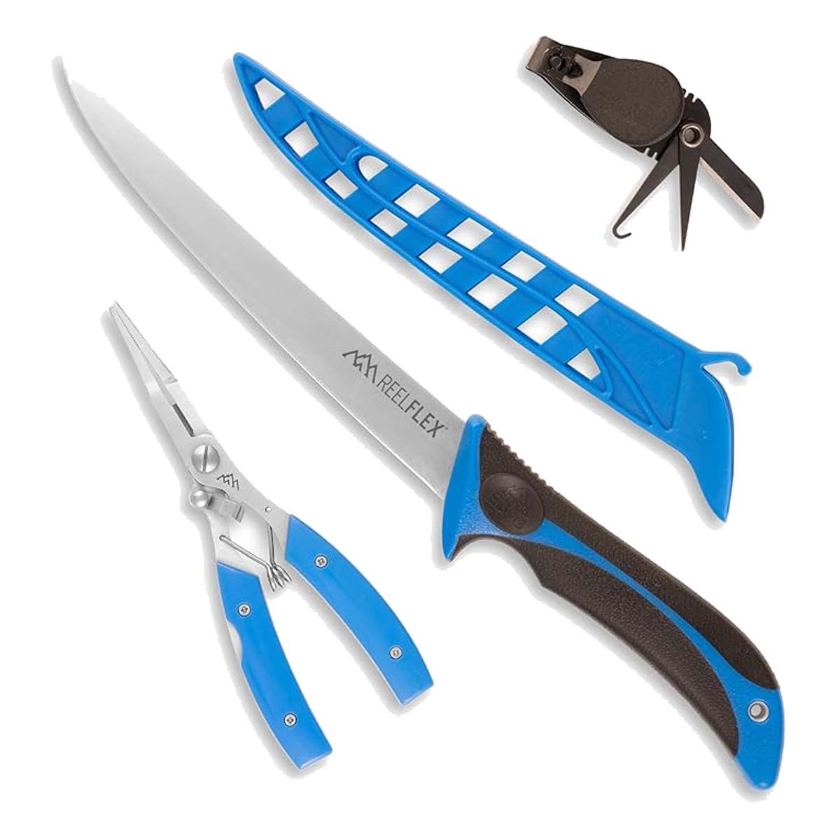 7,5″ Reelflex Filetkniv m/slire +tang+kutter, Outdoor Edge - Image 2