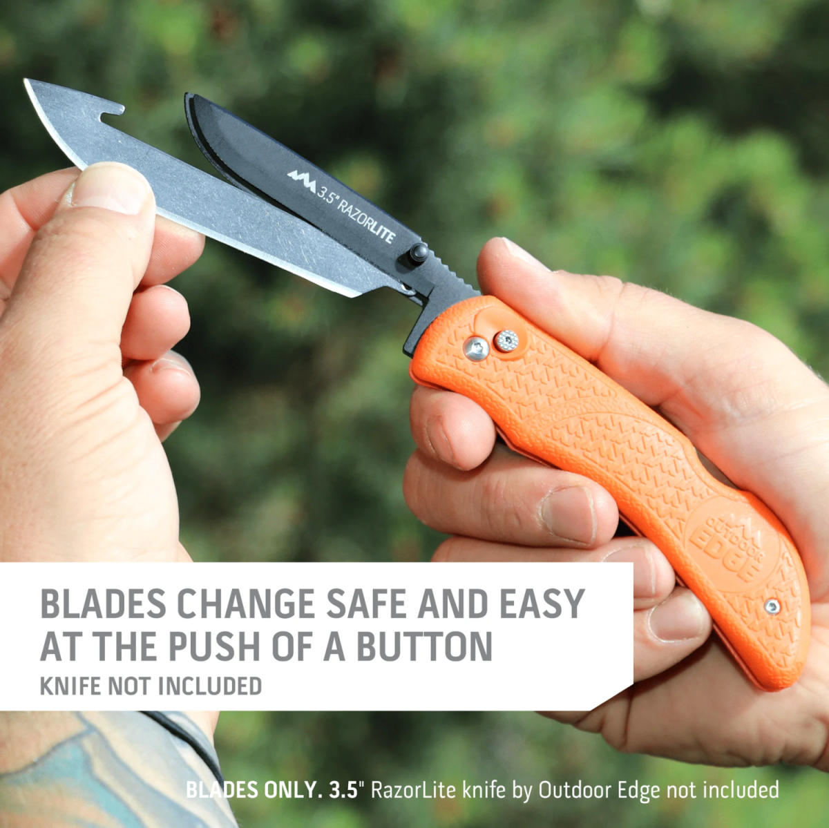 Drop-Point Blade 3,5″ 6stk, Outdoor Edge - Image 4