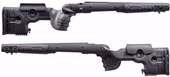 GRS BIFROST Remington 700 LA RH BlackLett Sterkt Komposittskjefte ca. 1350g